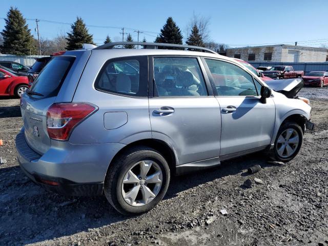 JF2SJABC4GH417881 - 2016 SUBARU FORESTER 2.5I SILVER photo 3