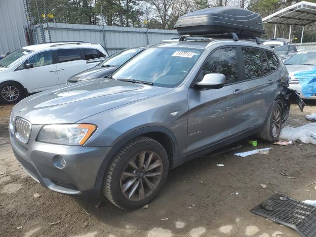 5UXWX9C52E0D31592 - 2014 BMW X3 XDRIVE28I GRAY photo 1