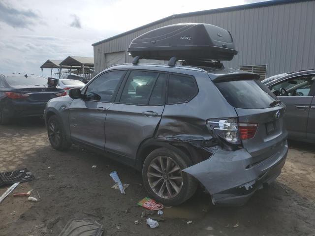 5UXWX9C52E0D31592 - 2014 BMW X3 XDRIVE28I GRAY photo 2