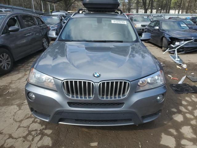 5UXWX9C52E0D31592 - 2014 BMW X3 XDRIVE28I GRAY photo 5