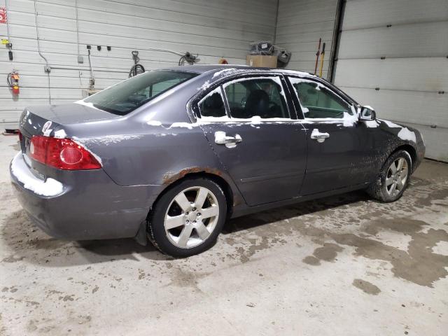 KNAGE123385168157 - 2008 KIA OPTIMA GRAY photo 3