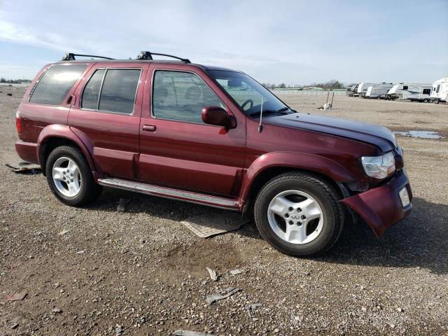 JNRDR09Y02W256381 - 2002 INFINITI QX4 BURGUNDY photo 4