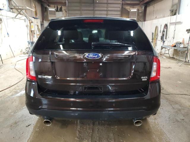 2FMDK4JC7DBB94957 - 2013 FORD EDGE SEL BROWN photo 6