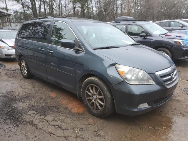 5FNRL38886B047331 - 2006 HONDA ODYSSEY TOURING BLUE photo 4