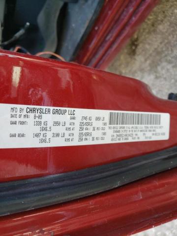 2A4RR5D14AR104229 - 2010 CHRYSLER TOWN & COU TOURING ბურგუნდია ფოტო 14