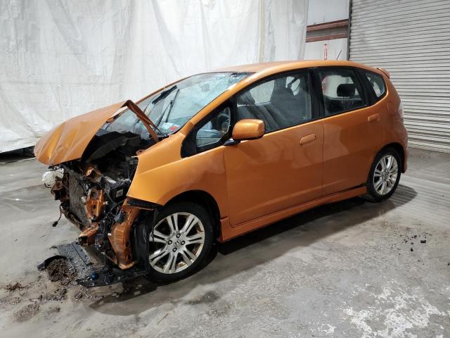 JHMGE88419S025303 - 2009 HONDA FIT SPORT ORANGE photo 1