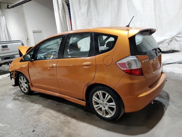 JHMGE88419S025303 - 2009 HONDA FIT SPORT ORANGE photo 2