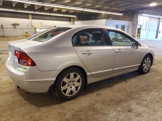 1HGFA155X6L120575 - 2006 HONDA CIVIC LX SILVER photo 3