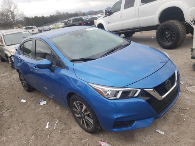 3N1CN8EVXML837237 - 2021 NISSAN VERSA SV BLUE photo 4