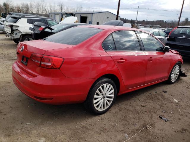 3VW1K7AJ3FM251564 - 2015 VOLKSWAGEN JETTA BASE Կարմիր լուսանկար 3