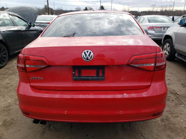 3VW1K7AJ3FM251564 - 2015 VOLKSWAGEN JETTA BASE Կարմիր լուսանկար 6