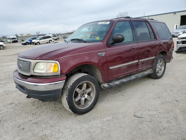 1FMPU16L6YLA11858 - 2000 FORD EXPEDITION XLT MAROON photo 1