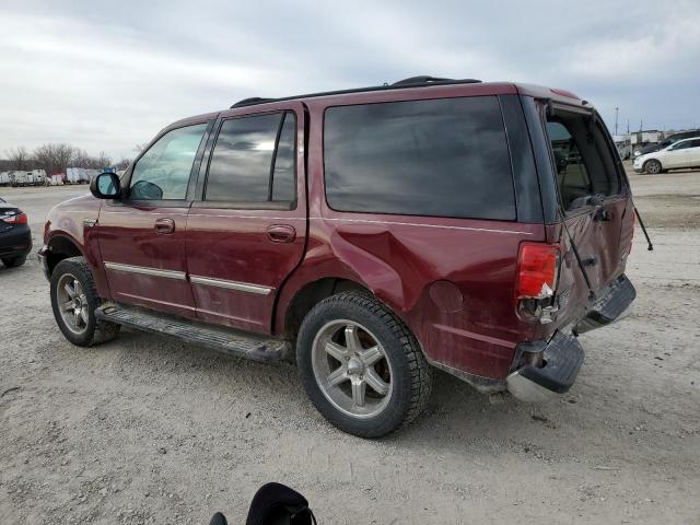 1FMPU16L6YLA11858 - 2000 FORD EXPEDITION XLT MAROON photo 2