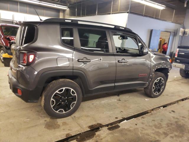 ZACCJBCTXGPD03304 - 2016 JEEP RENEGADE TRAILHAWK GRAY photo 3