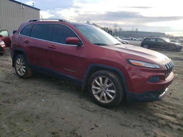 1C4PJLDB9FW632199 - 2015 JEEP CHEROKEE LIMITED MAROON photo 4