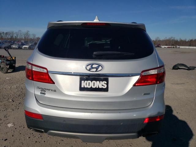 KM8SRDHFXEU035798 - 2014 HYUNDAI SANTA FE GLS SILVER photo 6