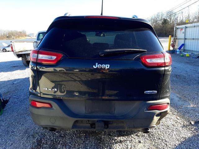 1C4PJMCS9EW266802 - 2014 JEEP CHEROKEE LATITUDE BLACK photo 6