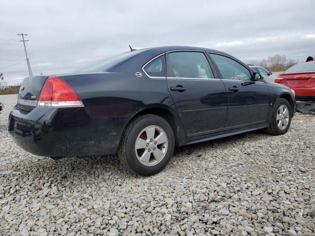 2G1WT57KX91137558 - 2009 CHEVROLET IMPALA 1LT BLACK photo 3