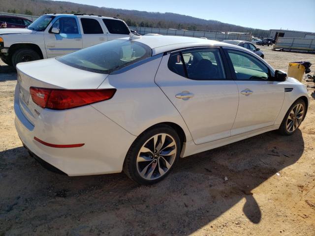 5XXGR4A75FG512285 - 2015 KIA OPTIMA SX WHITE photo 3