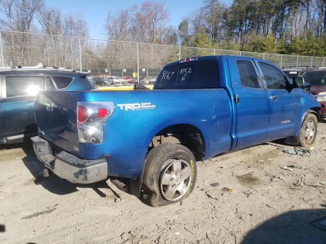 5TBBT54127S454167 - 2007 TOYOTA TUNDRA DOUBLE CAB SR5 BLUE photo 3