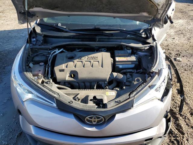 JTNKHMBX0K1054510 - 2019 TOYOTA C-HR XLE SILVER photo 12