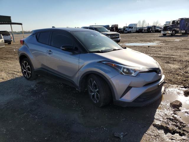 JTNKHMBX0K1054510 - 2019 TOYOTA C-HR XLE SILVER photo 4