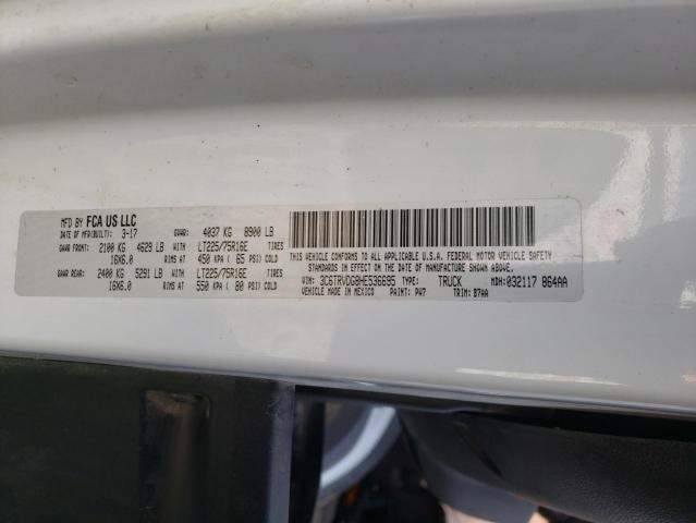 3C6TRVDG8HE536695 - 2017 RAM PROMASTER 2500 HIGH Blanco foto 13