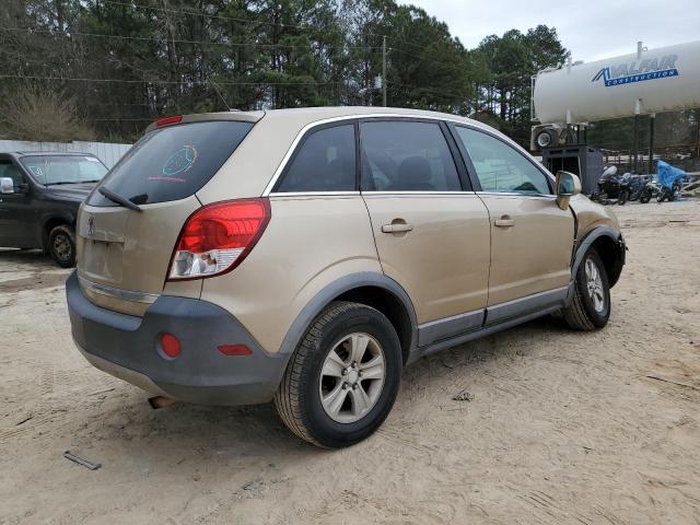 3GSCL33P58S509296 - 2008 SATURN VUE XE GOLD photo 3