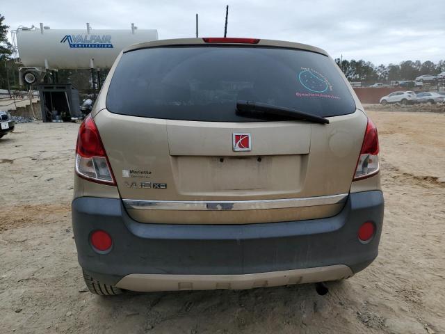 3GSCL33P58S509296 - 2008 SATURN VUE XE GOLD photo 6