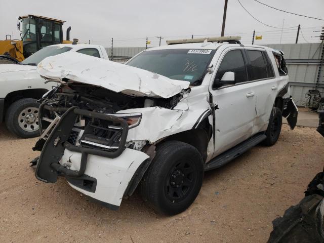 1GNLCDEC8KR350397 - 2019 CHEVROLET TAHOE POLICE WHITE photo 1