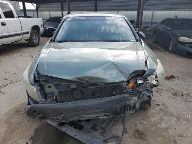 1HGCP26859A118328 - 2009 HONDA ACCORD EXL GREEN photo 5