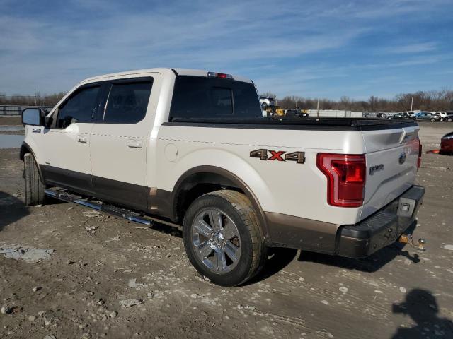 1FTEW1EP4GKE14199 - 2016 FORD F150 SUPERCREW WHITE photo 2