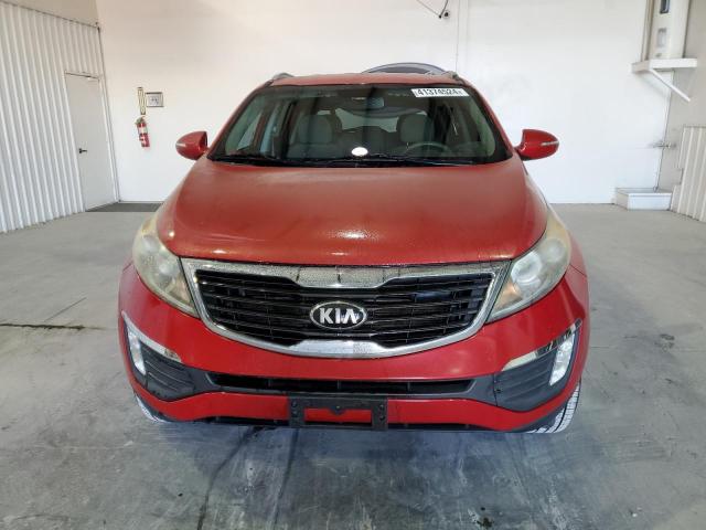 KNDPC3A29D7404242 - 2013 KIA SPORTAGE EX RED photo 5