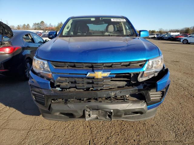 1GCGSBEA1M1130195 - 2021 CHEVROLET COLORADO BLUE photo 5