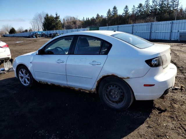 JM1BK323581859635 - 2008 MAZDA 3 S WHITE photo 2