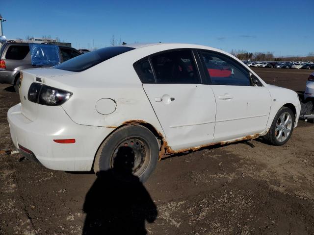 JM1BK323581859635 - 2008 MAZDA 3 S WHITE photo 3