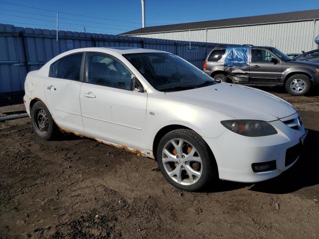 JM1BK323581859635 - 2008 MAZDA 3 S WHITE photo 4