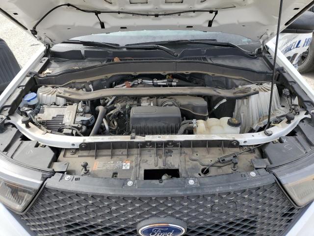 1FM5K8AB1LGC94742 - 2020 FORD EXPLORER POLICE INTERCEPTOR WHITE photo 12