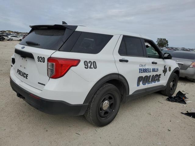 1FM5K8AB1LGC94742 - 2020 FORD EXPLORER POLICE INTERCEPTOR WHITE photo 3