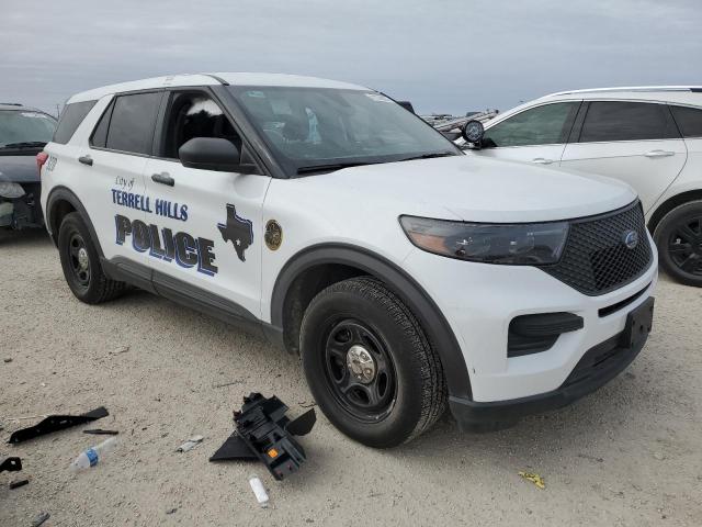 1FM5K8AB1LGC94742 - 2020 FORD EXPLORER POLICE INTERCEPTOR WHITE photo 4