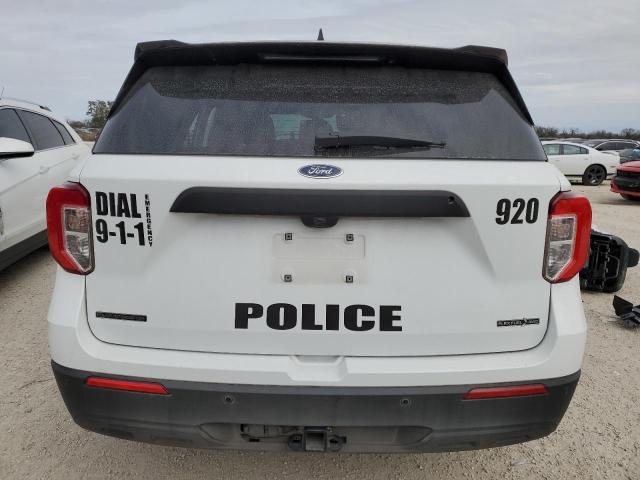 1FM5K8AB1LGC94742 - 2020 FORD EXPLORER POLICE INTERCEPTOR WHITE photo 6