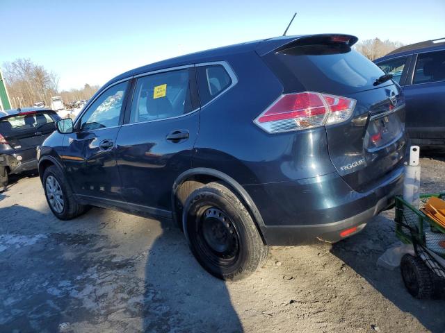 KNMAT2MT0GP692676 - 2016 NISSAN ROGUE S BLUE photo 2