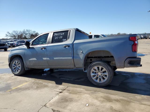 3GCPWBEK7MG291522 - 2021 CHEVROLET SILVERADO C1500 CUSTOM GRAY photo 2