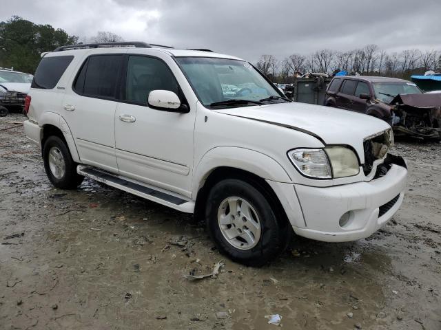 5TDZT38A91S056238 - 2001 TOYOTA SEQUOIA LIMITED WHITE photo 4