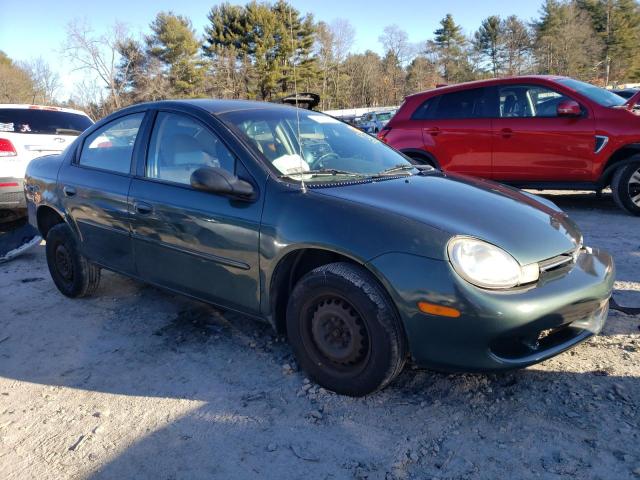 1B3ES46C11D235964 - 2001 DODGE NEON SE GREEN photo 4