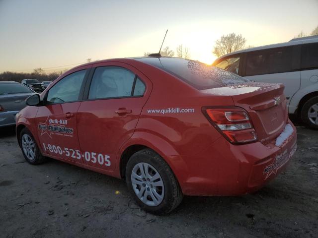 1G1JB5SB3L4123369 - 2020 CHEVROLET SONIC LS 红色 照片 2