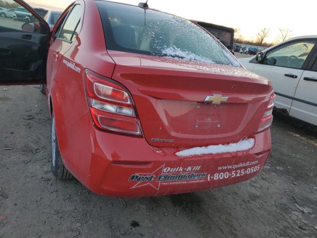 1G1JB5SB3L4123369 - 2020 CHEVROLET SONIC LS 红色 照片 6