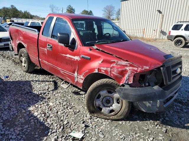 1FTRF12268KC55021 - 2008 FORD F150 RED photo 4