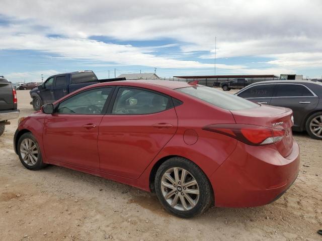 KMHDH4AE7EU112527 - 2014 HYUNDAI ELANTRA SE RED photo 2