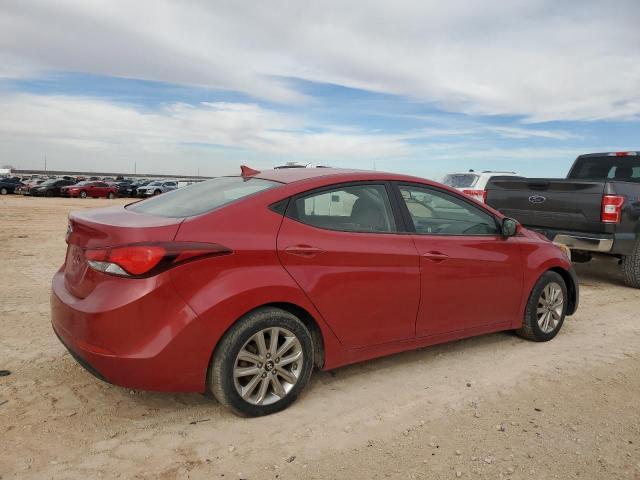 KMHDH4AE7EU112527 - 2014 HYUNDAI ELANTRA SE RED photo 3